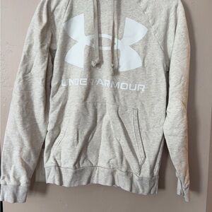Under Armour Men's Light Gray Hoodie
